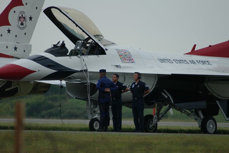 サンダーバーズ 浜松基地航空祭 2004 前日